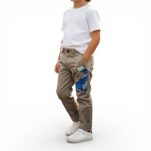 Rare - Gucci Children's Gabardine Pant with UFO and Fish